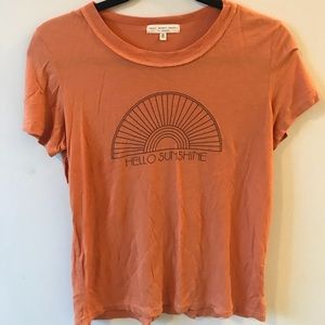 Burnt orange ultra soft T ee - Truly Madly Deeply